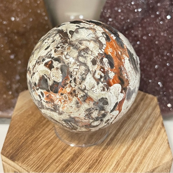 Money Agate Sphere 52mm - Picture 3 of 8